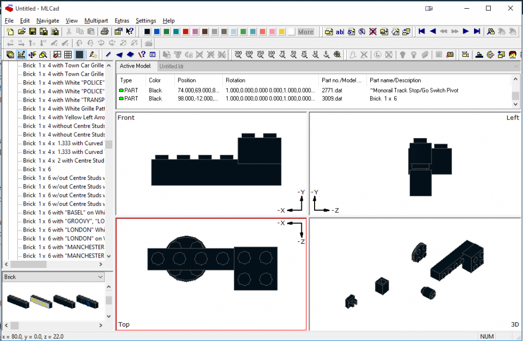 MLCad Build Area